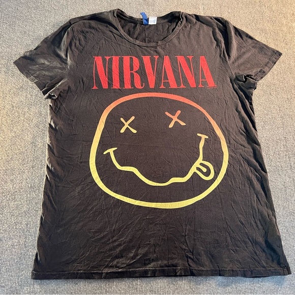 Divided Black Nirvana Graphic Tee - Picture 1 of 3